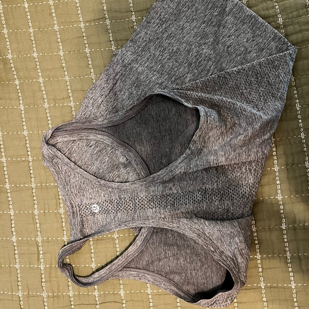 lululemon athletica Gray Sports Bra